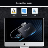 Disque dur externe portable USB 3.1/Type - C - 7.5 cm, Aluminium - Maison du portable
