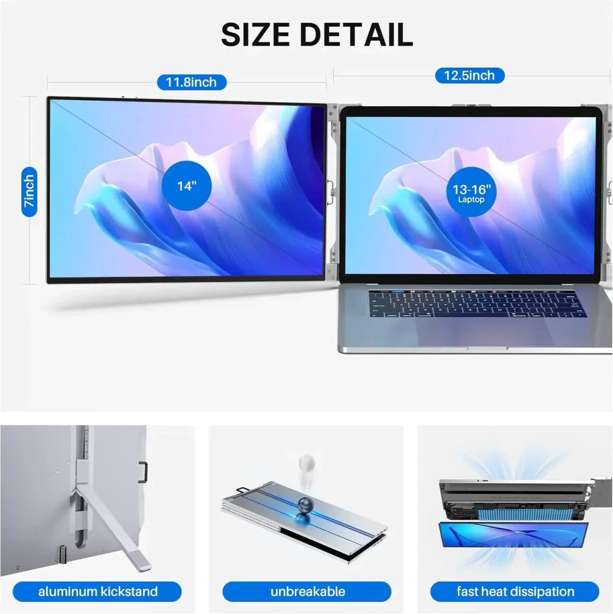 Écran Portable 14’’ IPS Full HD 1080p – Travaillez Mieux, Partout - Maison du portable