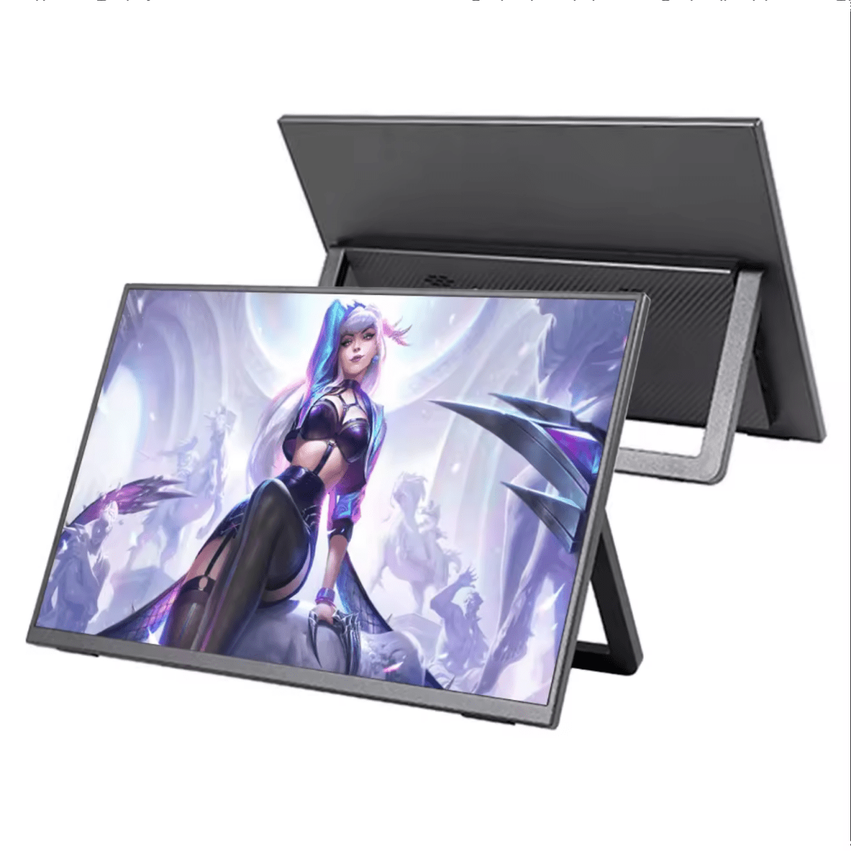 Moniteur Portable ZSUS 14" 2K avec HDR10, Résolution 2560x1440, Haut - parleurs intégrés et Interface Type - C - Maison du portable