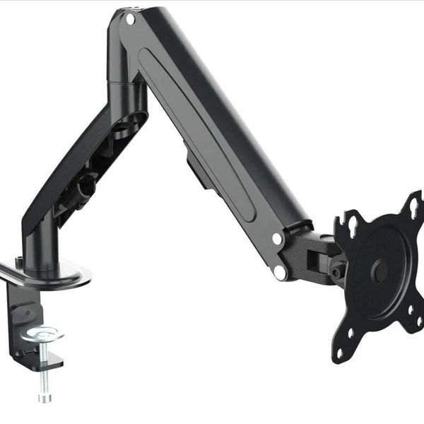 Support d’Écran à Bras Articulé Hyvarwey 17" à 27" avec Ressort à Gaz – Réglable à 360° - Maison du portable